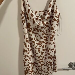 12th Tribe cowprint dress size L